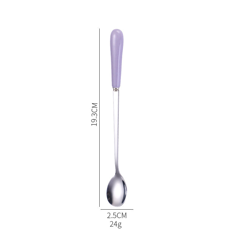 Ergonomic teaspoon with non-slip handle Kalsten