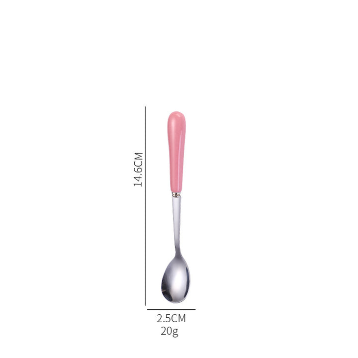 Ergonomic teaspoon with non-slip handle Kalsten