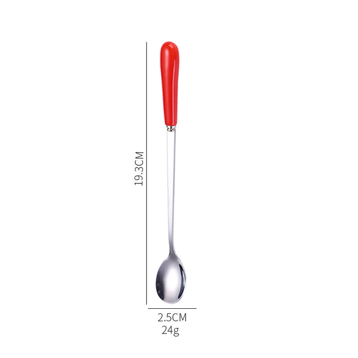 Ergonomic teaspoon with non-slip handle Kalsten