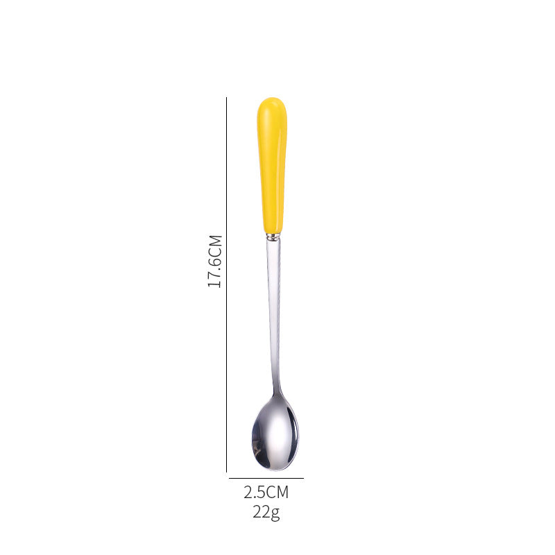 Ergonomic teaspoon with non-slip handle Kalsten