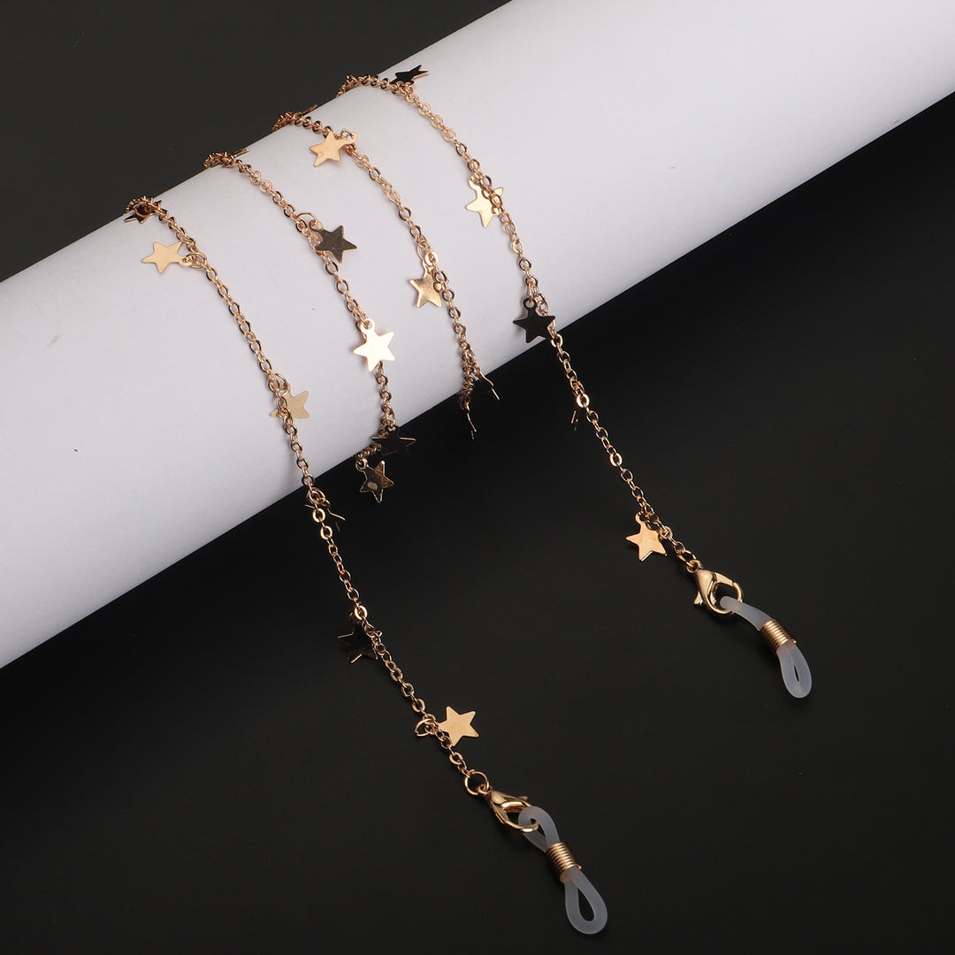 Star-Decorated Eyewear Chain Kalsten