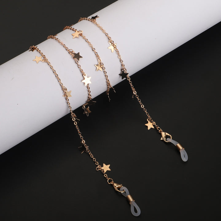 Star-Decorated Eyewear Chain Kalsten