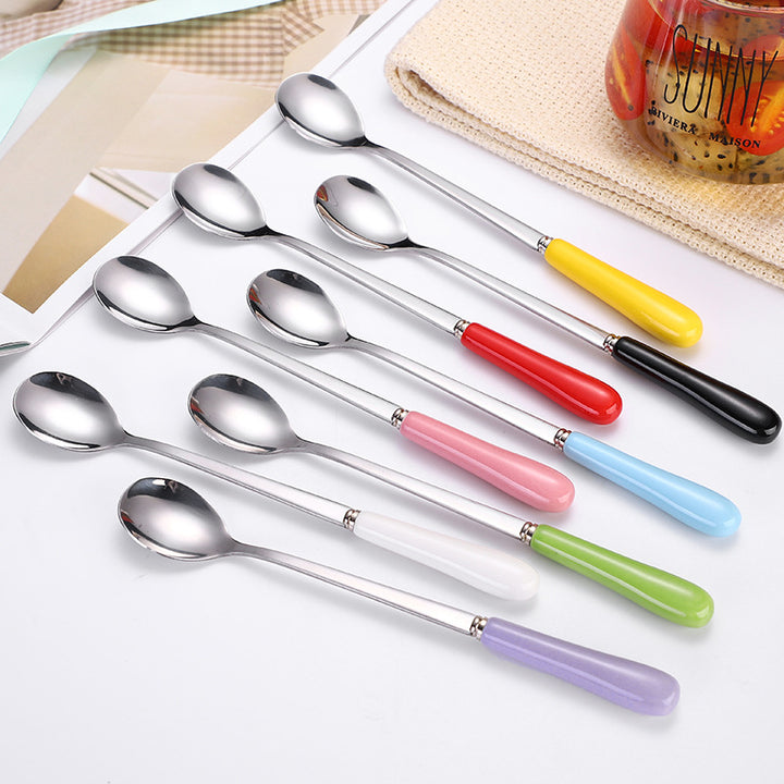 Ergonomic teaspoon with non-slip handle Kalsten
