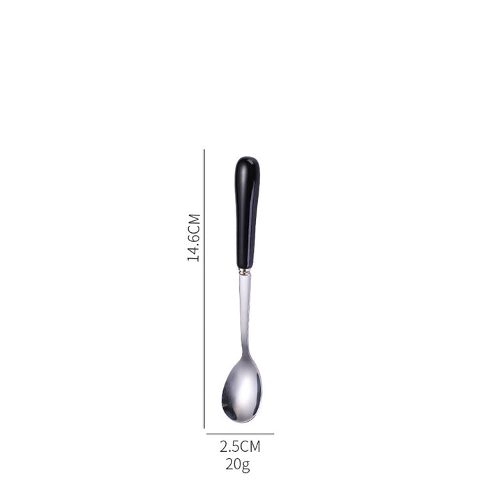 Ergonomic teaspoon with non-slip handle Kalsten