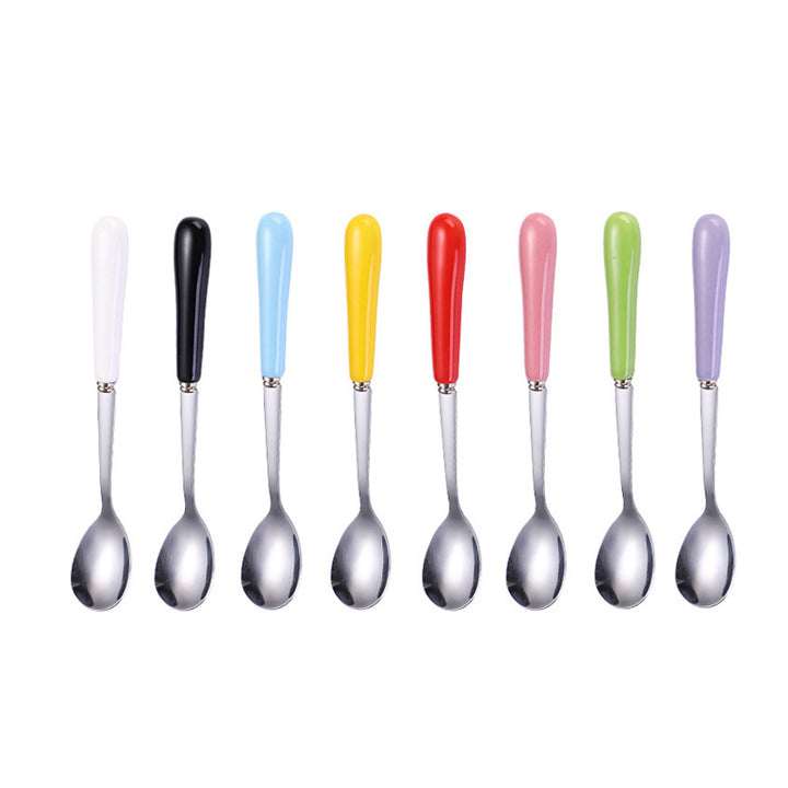 Ergonomic teaspoon with non-slip handle Kalsten