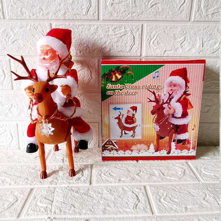 Decorative Santa Claus with reindeer