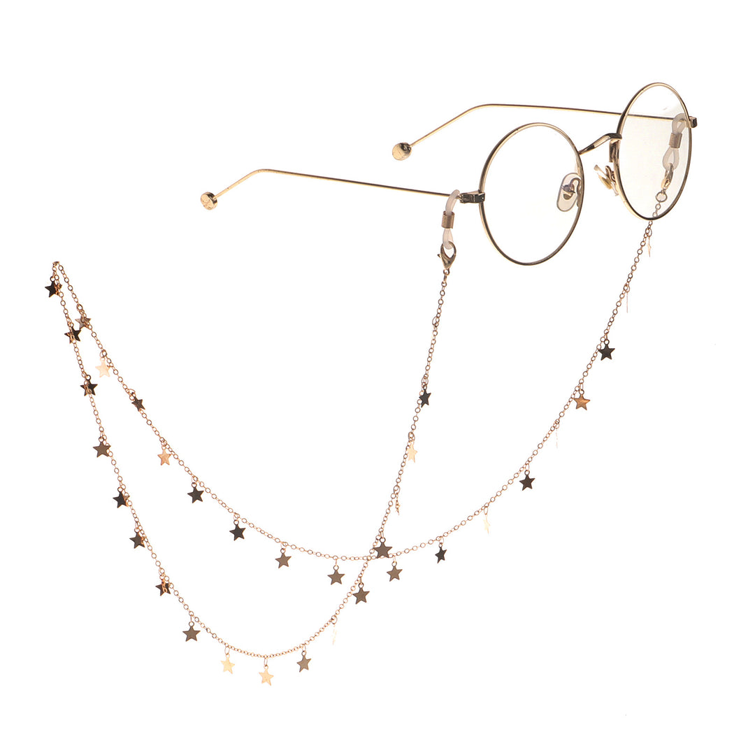 Star-Decorated Eyewear Chain Kalsten