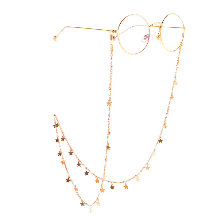 Star-Decorated Eyewear Chain Kalsten