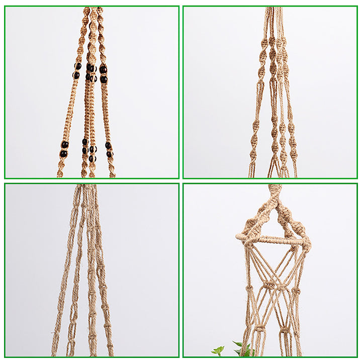 Macramé Plant Hanger with Artistic Design Kalsten