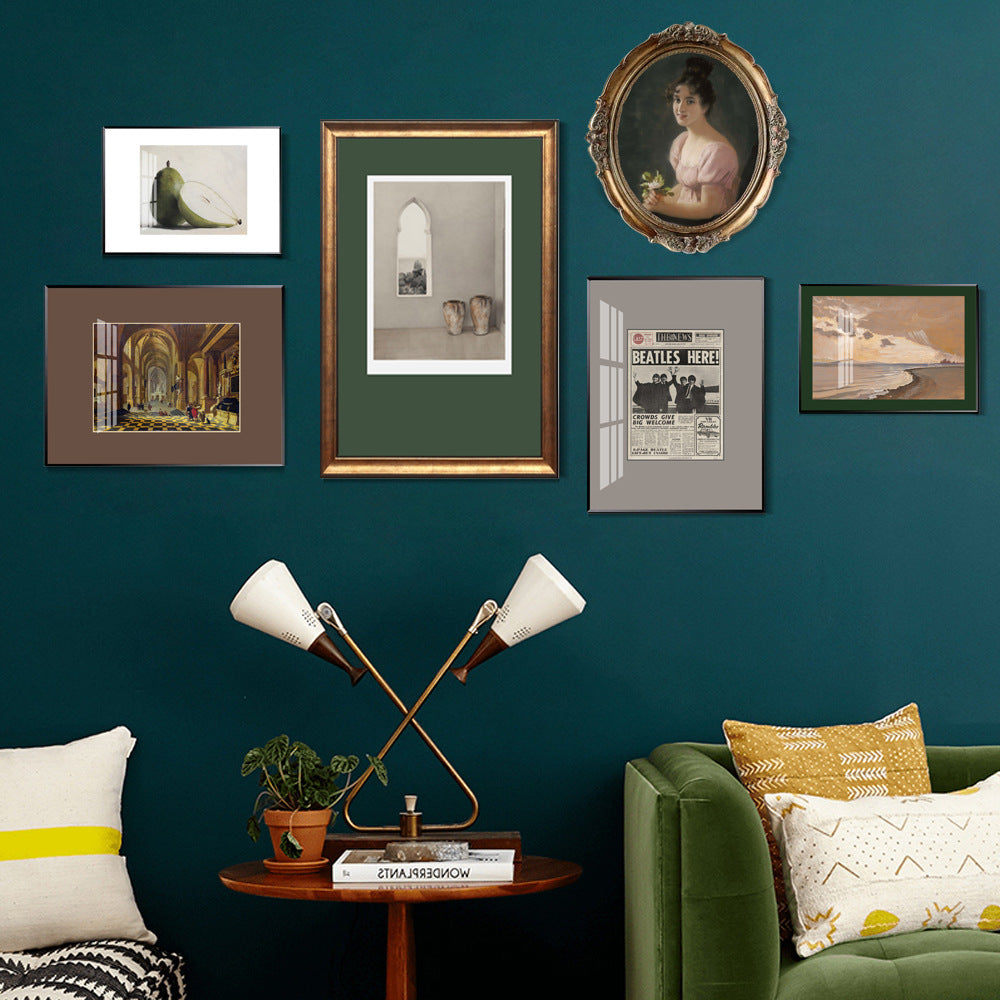 Framed Coastal Landscape Artwork