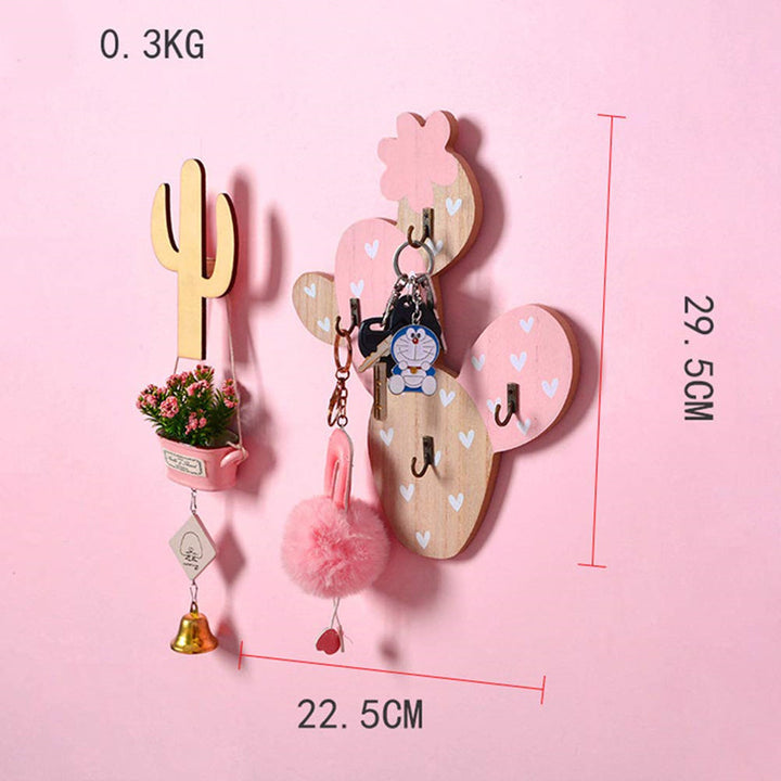 Cactus Wall Hook Decor