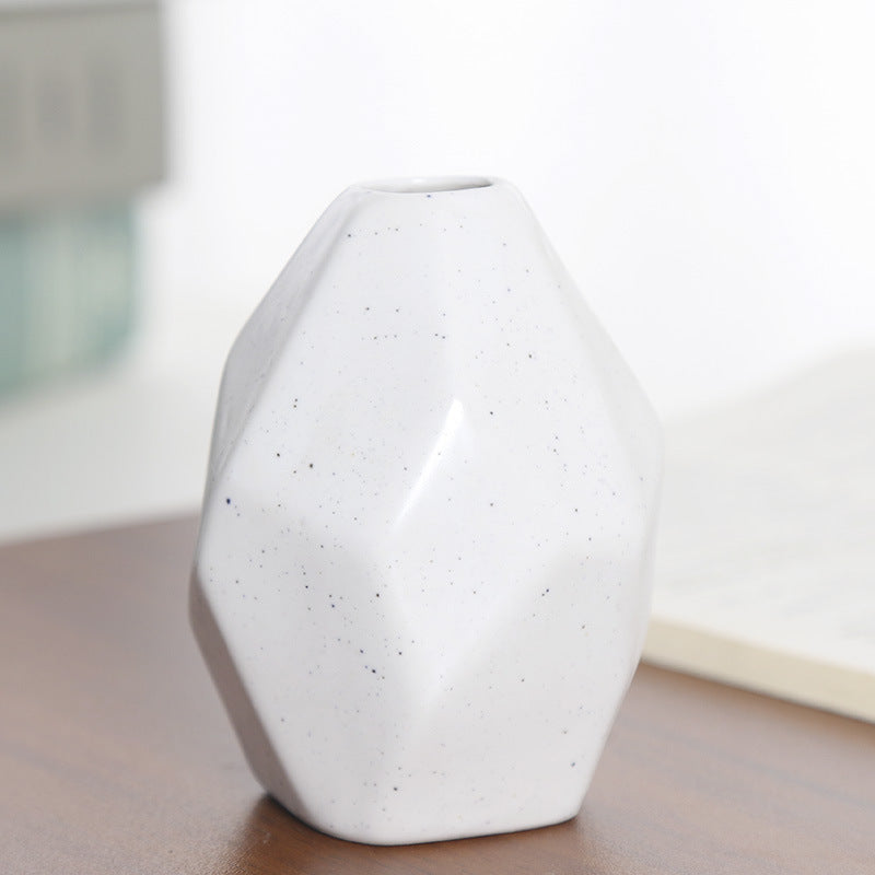 Geometric Ceramic Decorative Vase Kalsten