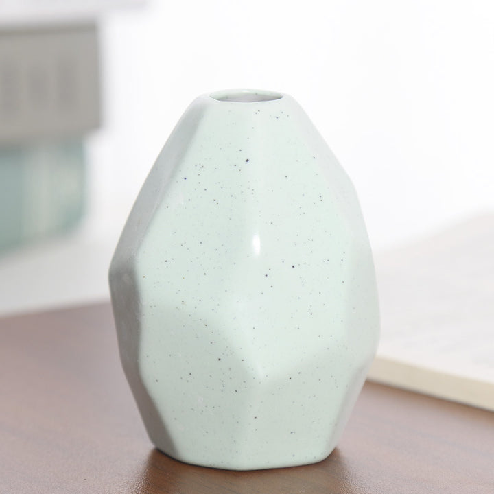 Geometric Ceramic Decorative Vase Kalsten