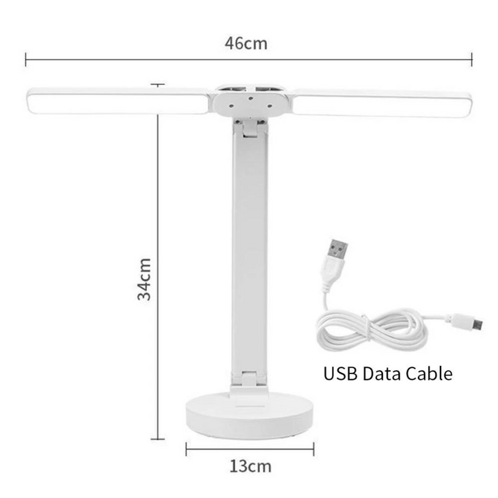 Kalsten | Adjustable Reading Lamp - Rechargeable Dimmable with Phone Table