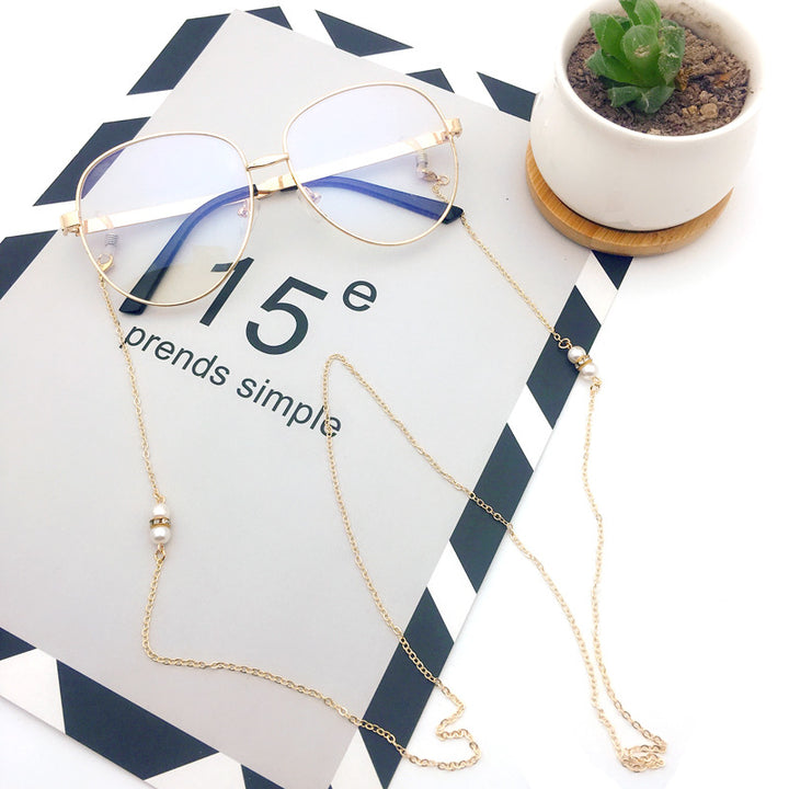 Premium Silver-Linked Eyewear Chain Kalsten
