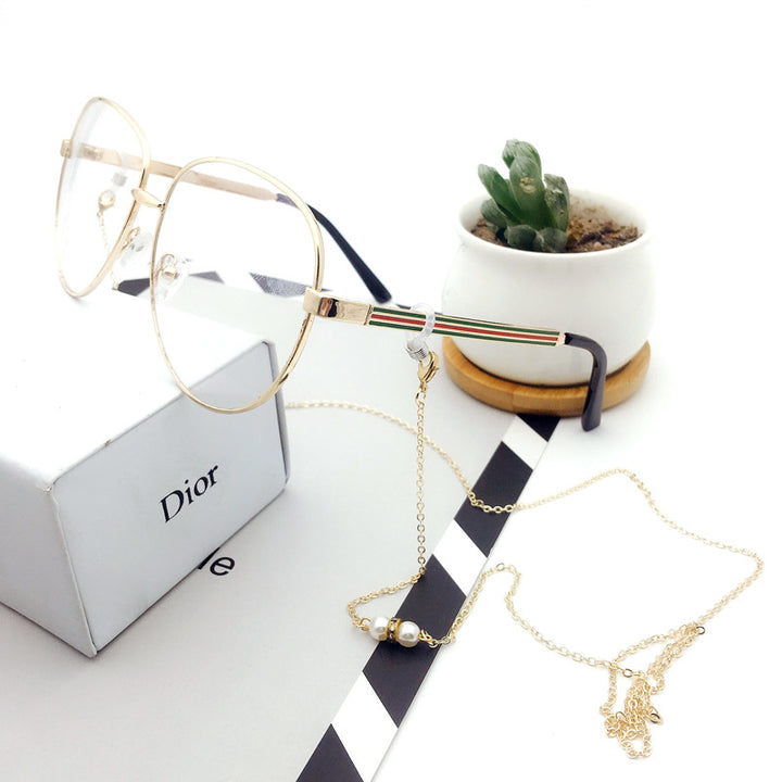 Premium Silver-Linked Eyewear Chain Kalsten
