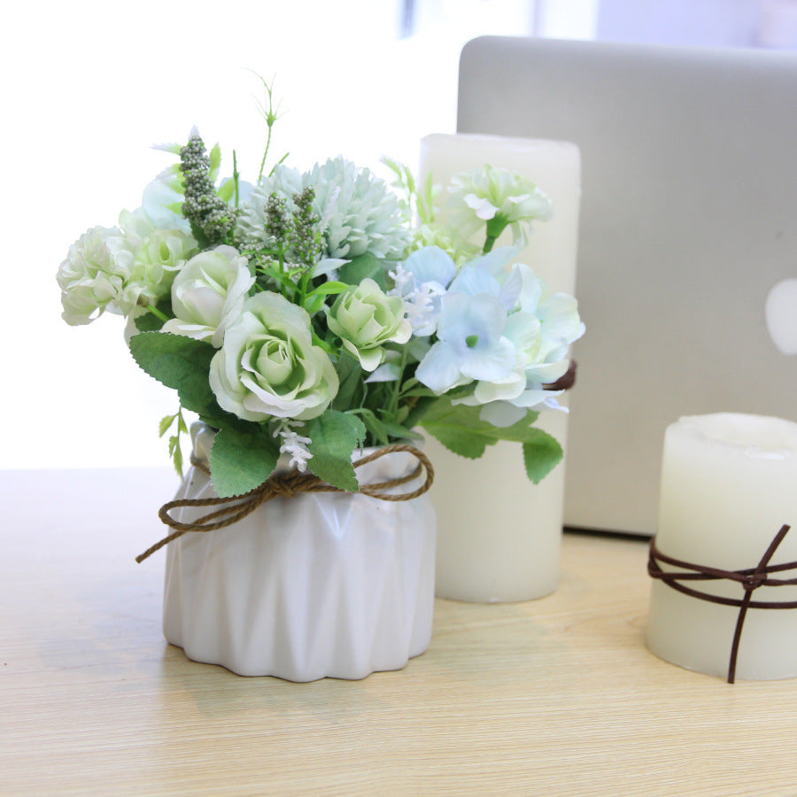 Decorative Faux Flower Arrangement