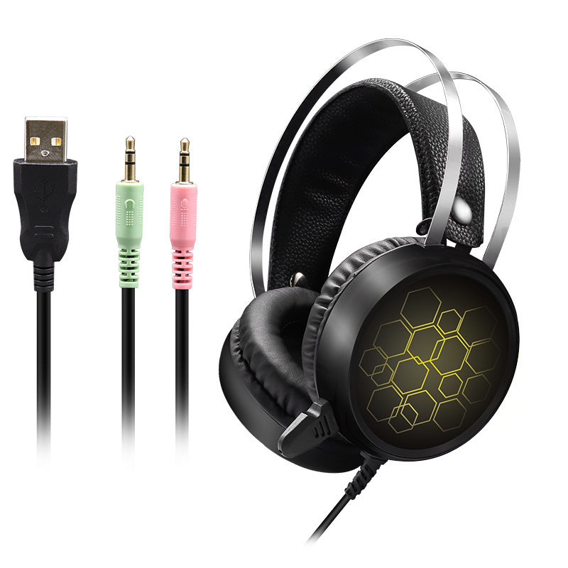Gaming headset with noise cancelling and adjustable microphone Kalsten