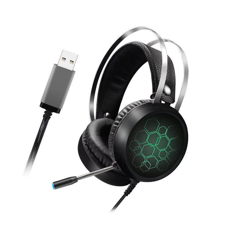 Gaming headset with noise cancelling and adjustable microphone Kalsten