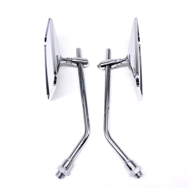 adjustable chrome motorcycle handlebar rearview mirrors with universal clamp mounts Kalsten