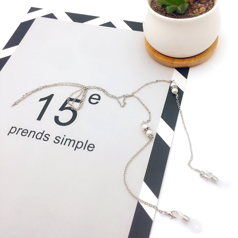 Premium Silver-Linked Eyewear Chain Kalsten