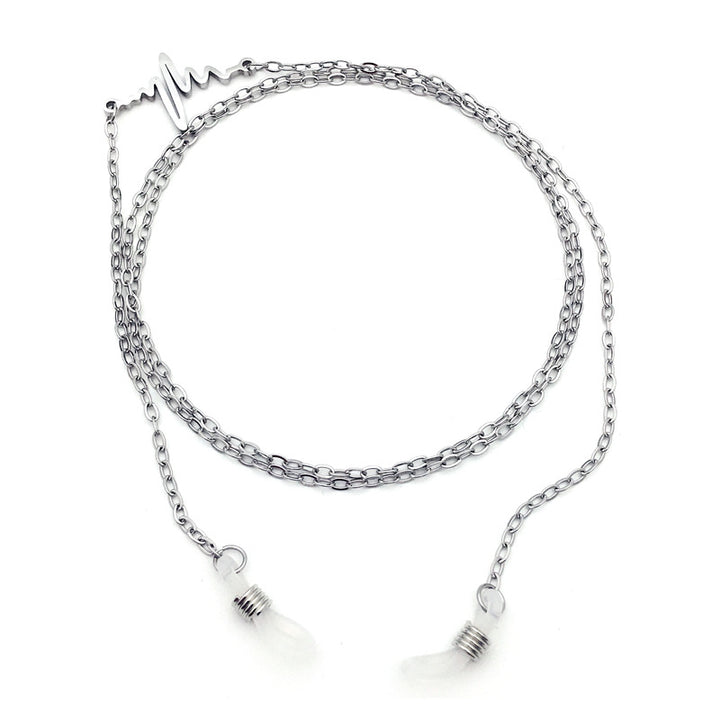 Trendy Heartbeat Design Eyewear Chain Kalsten