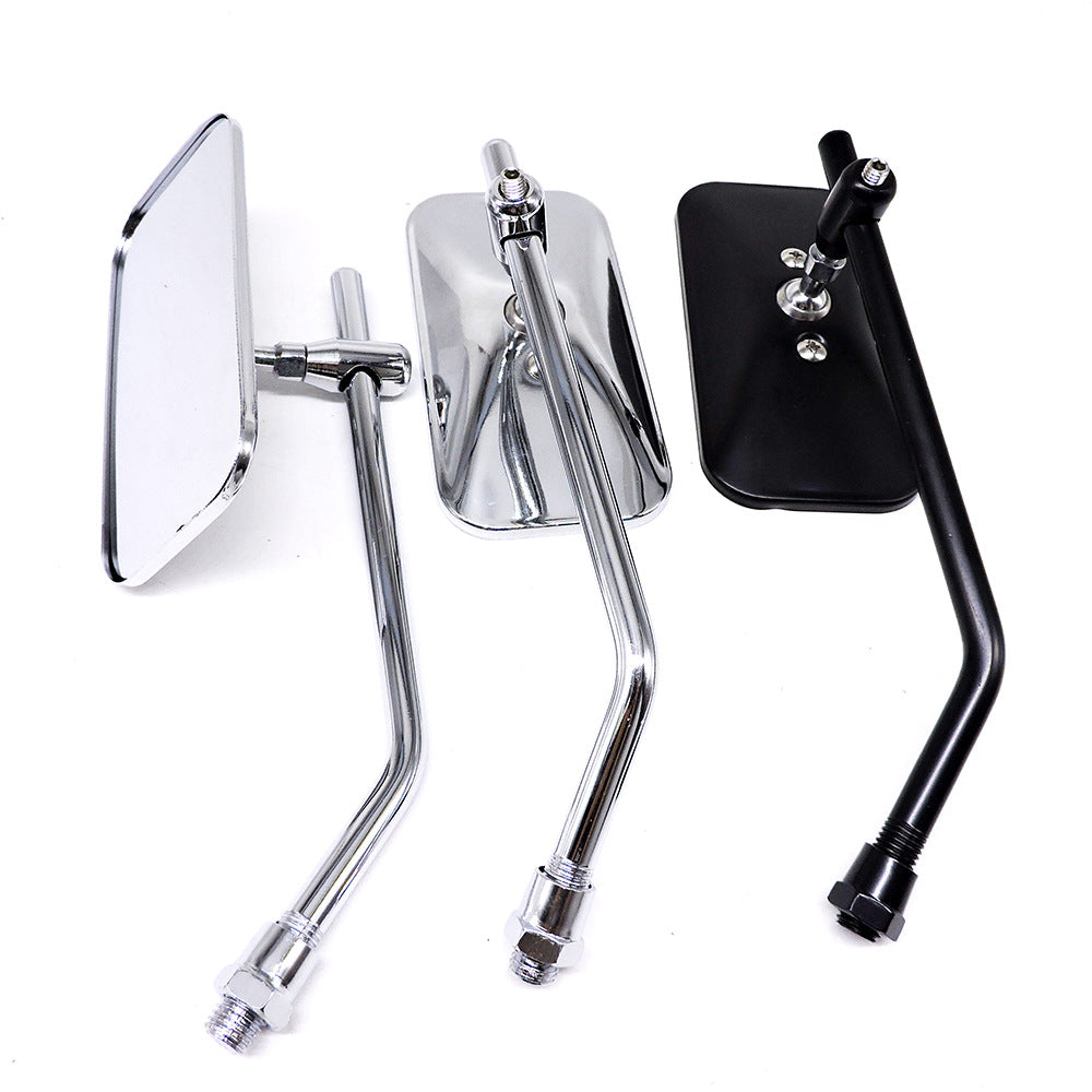 adjustable chrome motorcycle handlebar rearview mirrors with universal clamp mounts Kalsten
