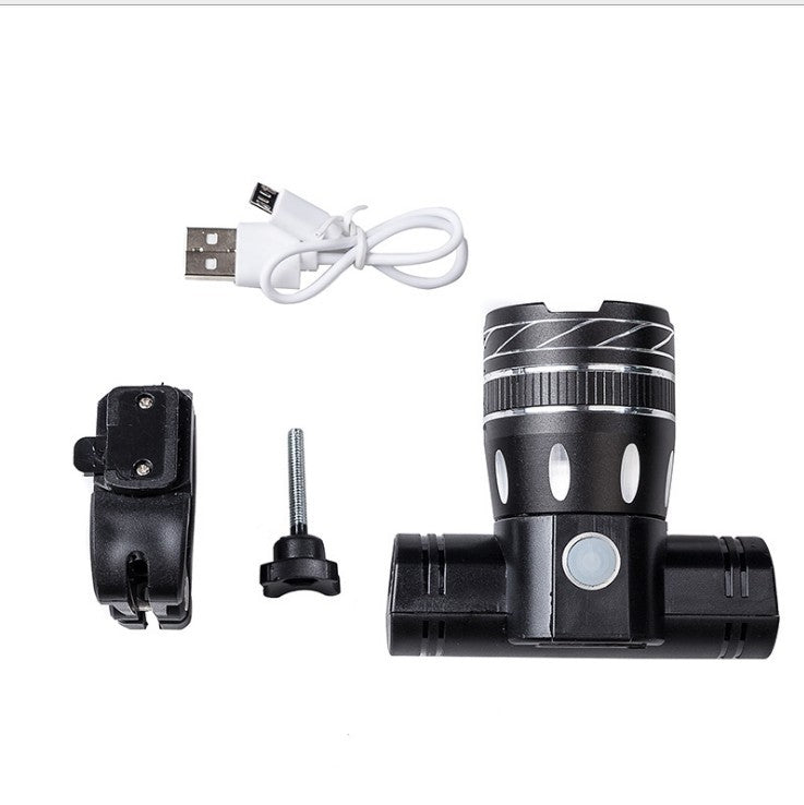 USB Rechargeable Bicycle Headlight with Adjustable Mount Kalsten