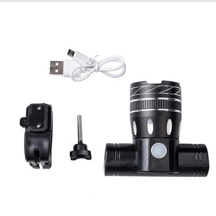 USB Rechargeable Bicycle Headlight with Adjustable Mount Kalsten