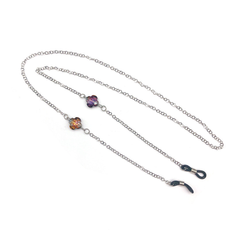 Elegant Gemstone Accented Eyewear Chain Kalsten