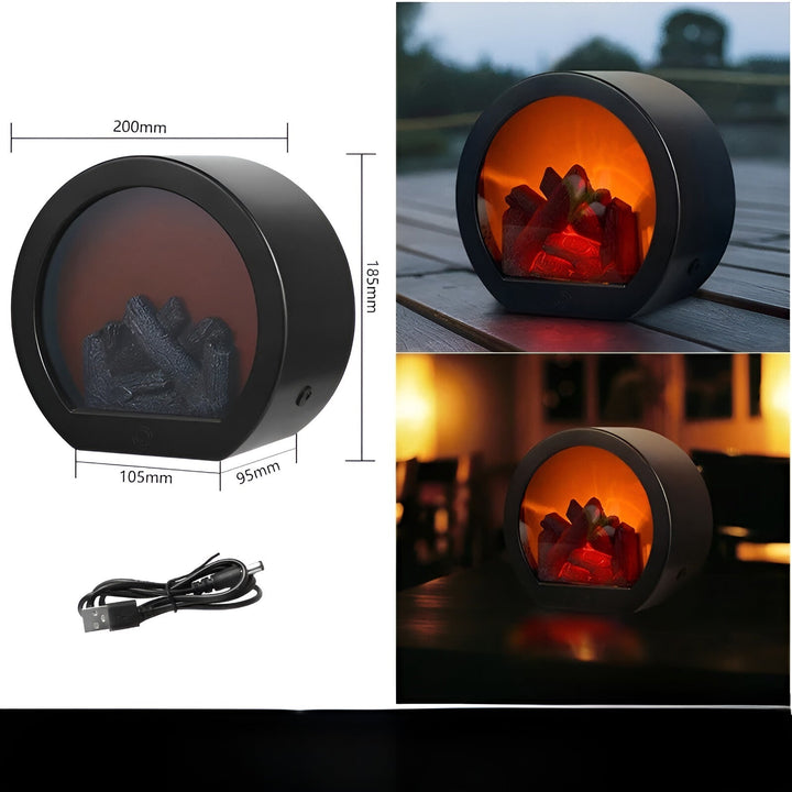 RadiantGlow Flame Lamp - Bring Warmth and Atmosphere to your Home | Kalsten