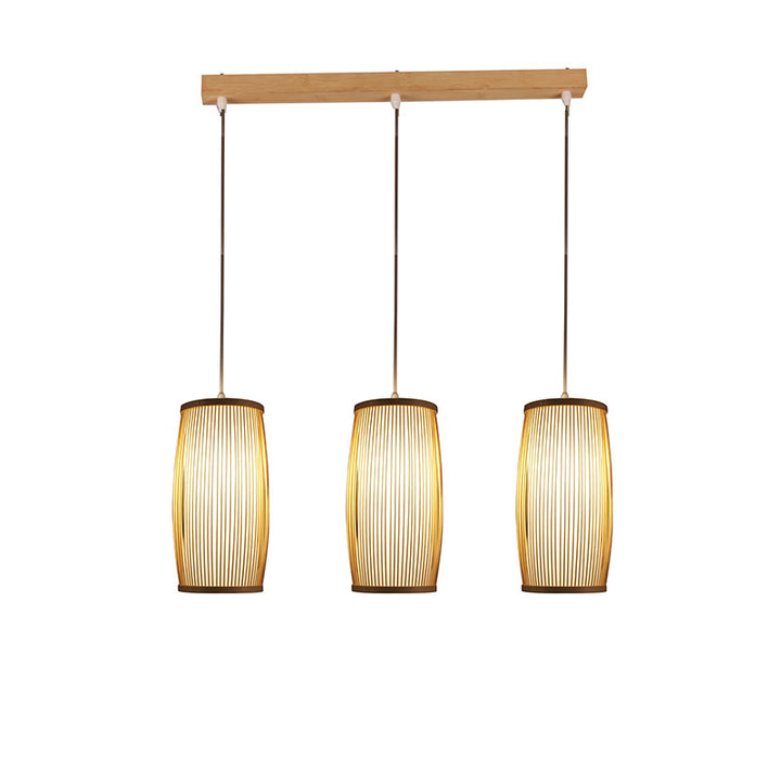 Artistic Bamboo Pendant Light
