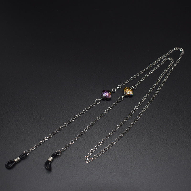 Elegant Gemstone Accented Eyewear Chain Kalsten