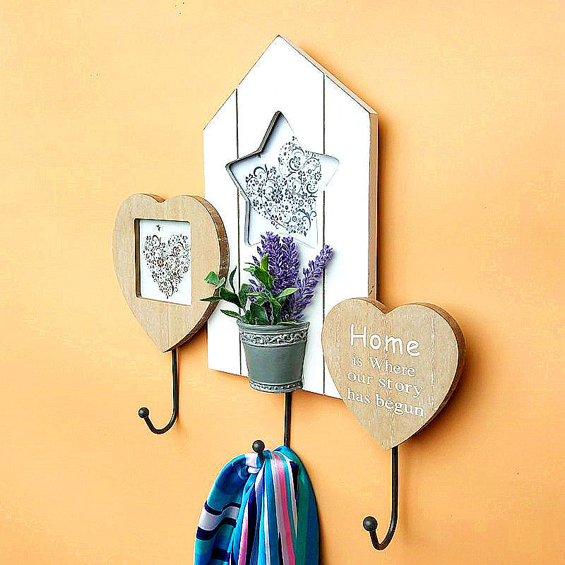 Wall decoration Heart-shaped Hooks