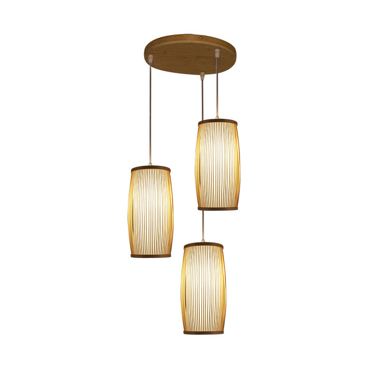 Artistic Bamboo Pendant Light