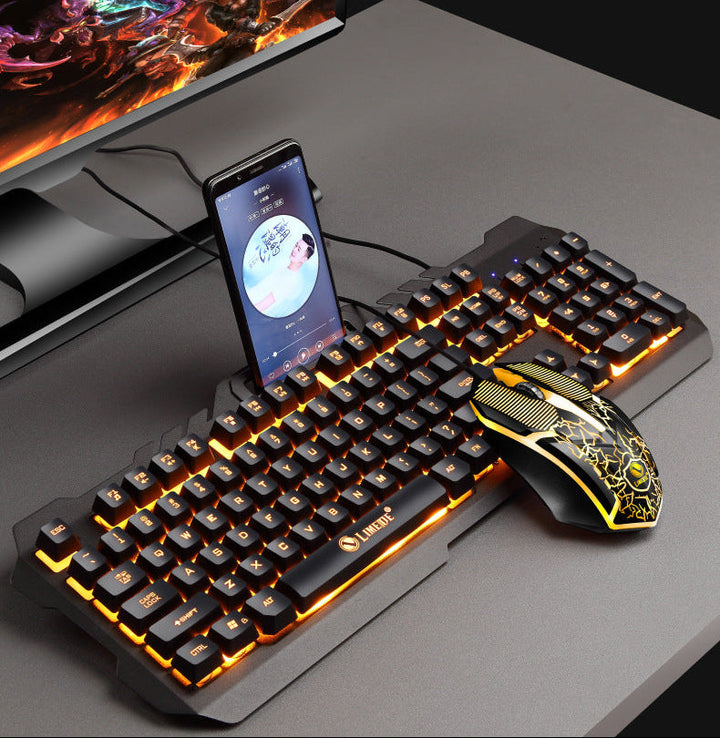 Mechanical Gaming Keyboard and High-Performance RGB Mouse Combo Kalsten