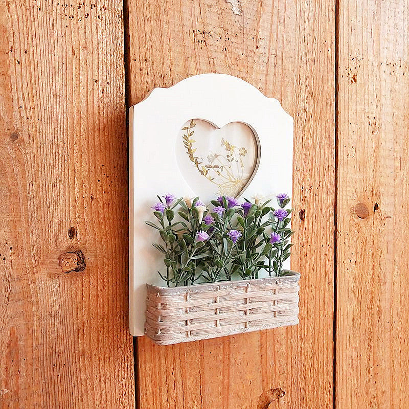 Decorative Wall Planter with Heart Design