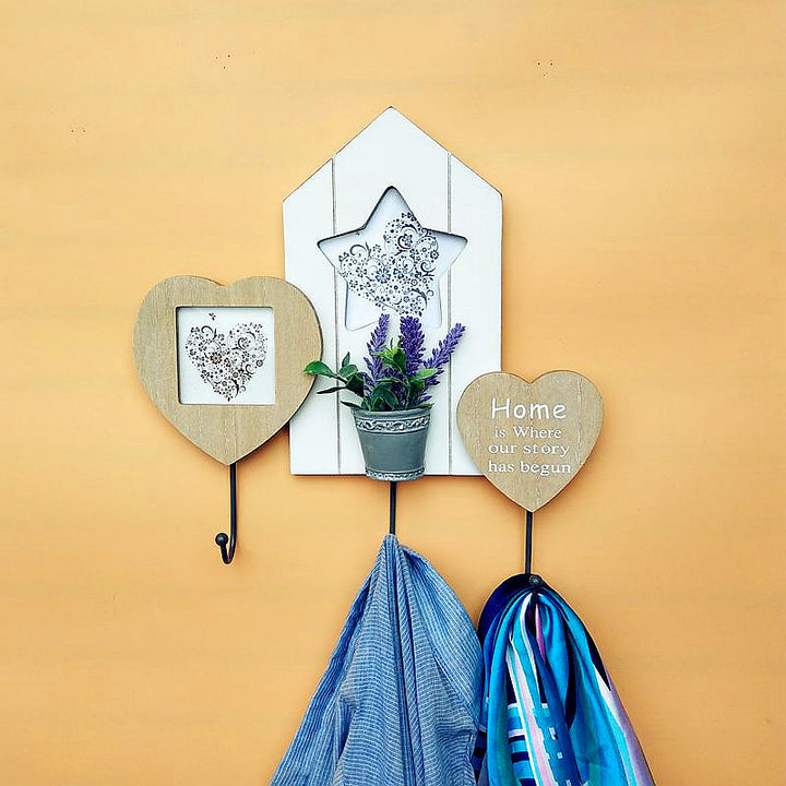 Wall decoration Heart-shaped Hooks