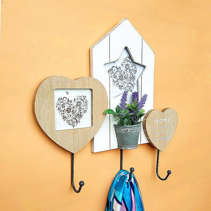Wall decoration Heart-shaped Hooks