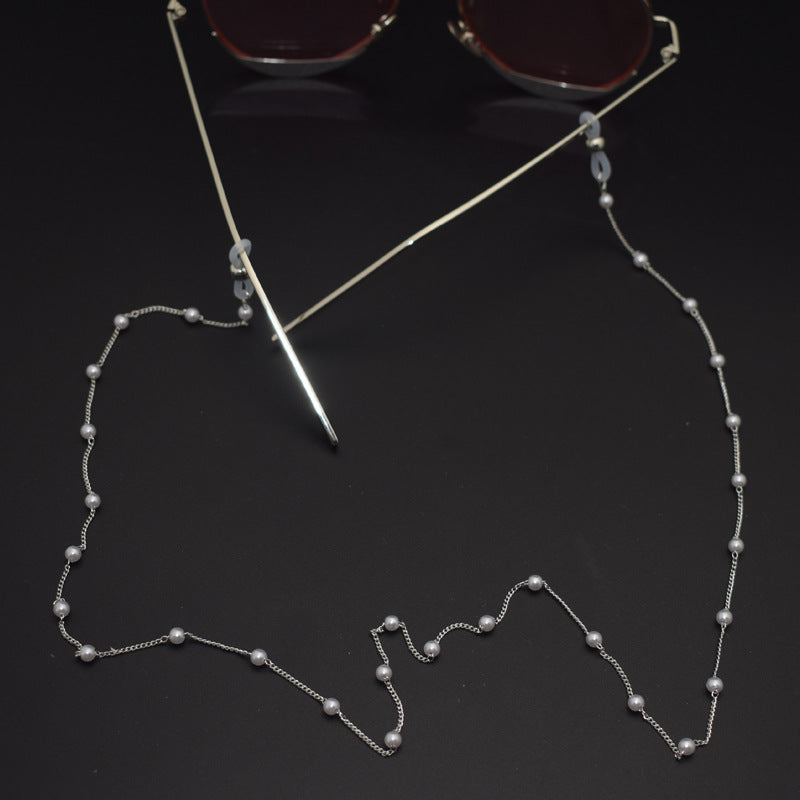 Elegant Multi-Strand Pearl Eyewear Chain Kalsten