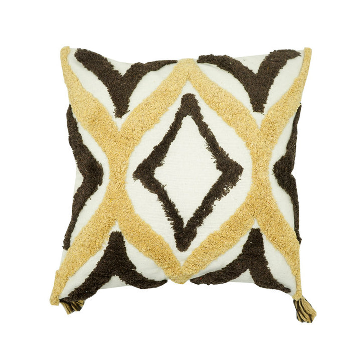 Bohemian Textured Accent Pillow