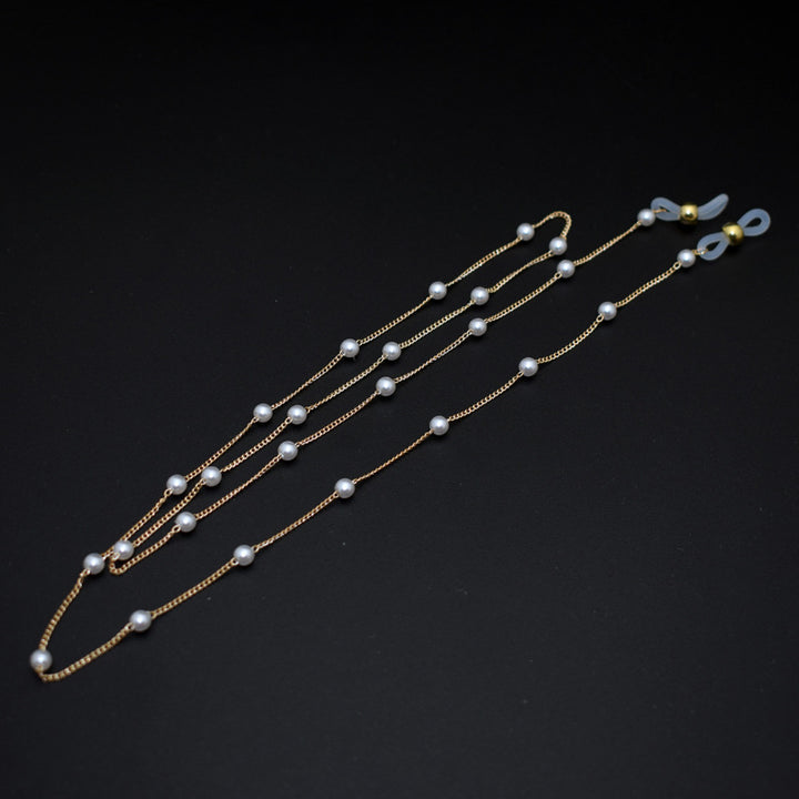 Elegant Multi-Strand Pearl Eyewear Chain Kalsten