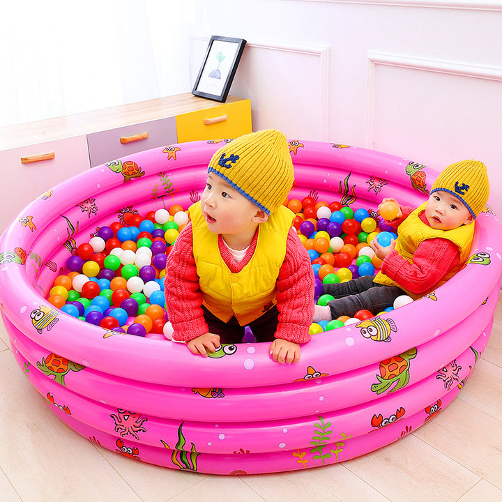 Women Inflatable Children's Swimming Pool with Fun Sea Motifs Kalsten