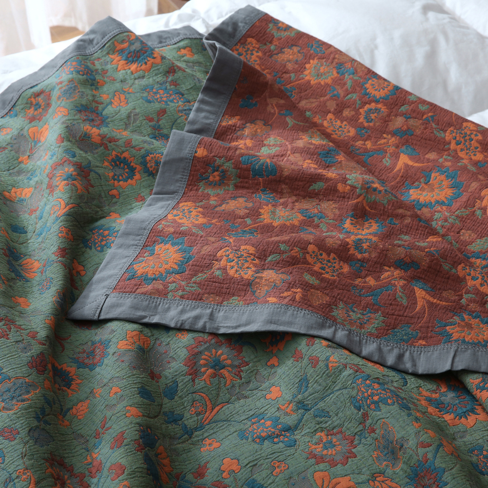 Gothel™ Retro Flower Blanket – Luxury Vintage Atmosphere Noxord