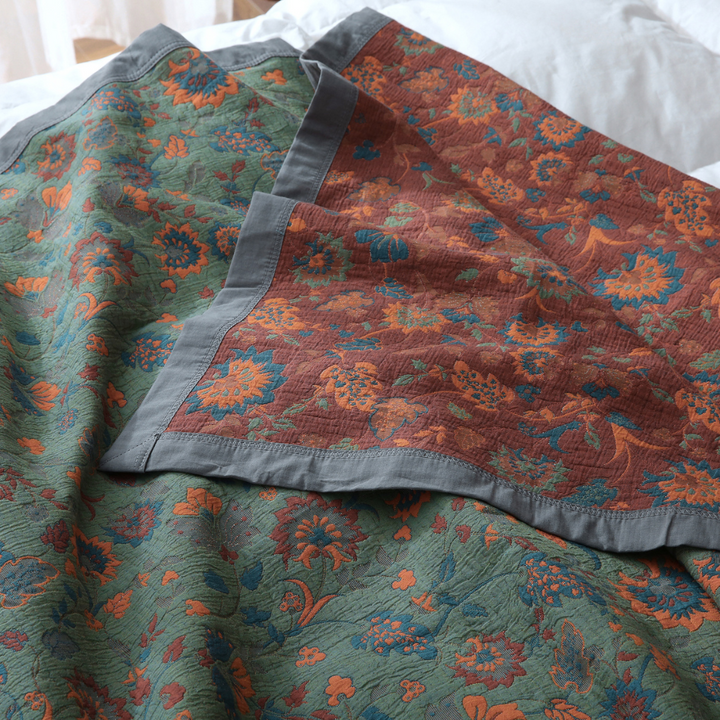 Gothel™ Retro Flower Blanket – Luxury Vintage Atmosphere Noxord