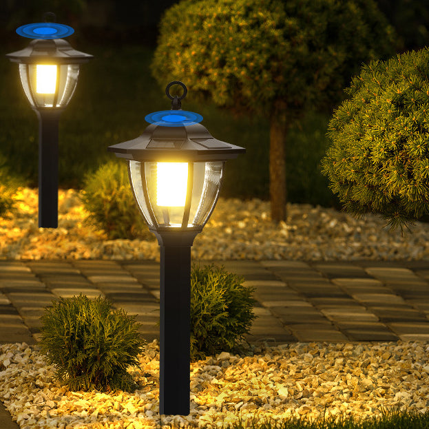 Traditional Farmhouse Waterproof Solar Lanterns Plastic Ground Plug LED Landscape Light For Garden | Kalsten