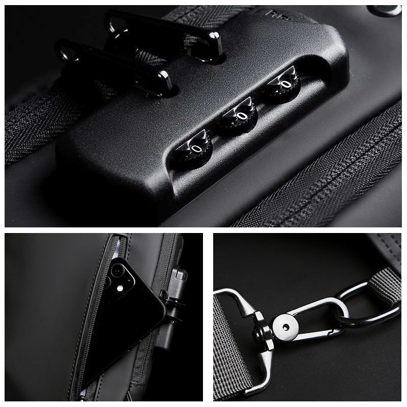 Casual multifunctional anti-theft chest bag for men | Kalsten