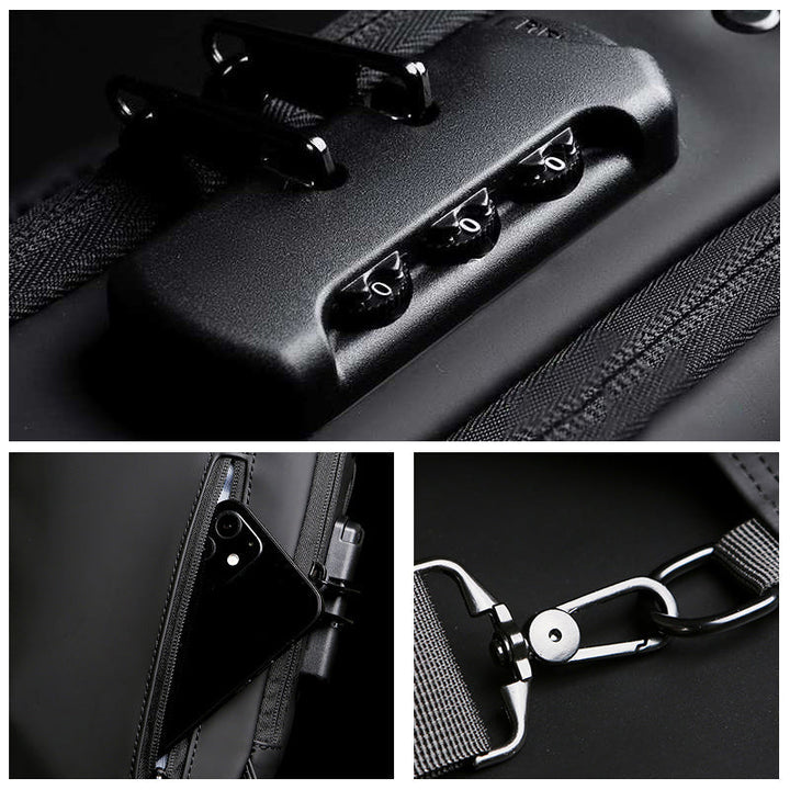 Casual multifunctional anti-theft chest bag for men | Kalsten