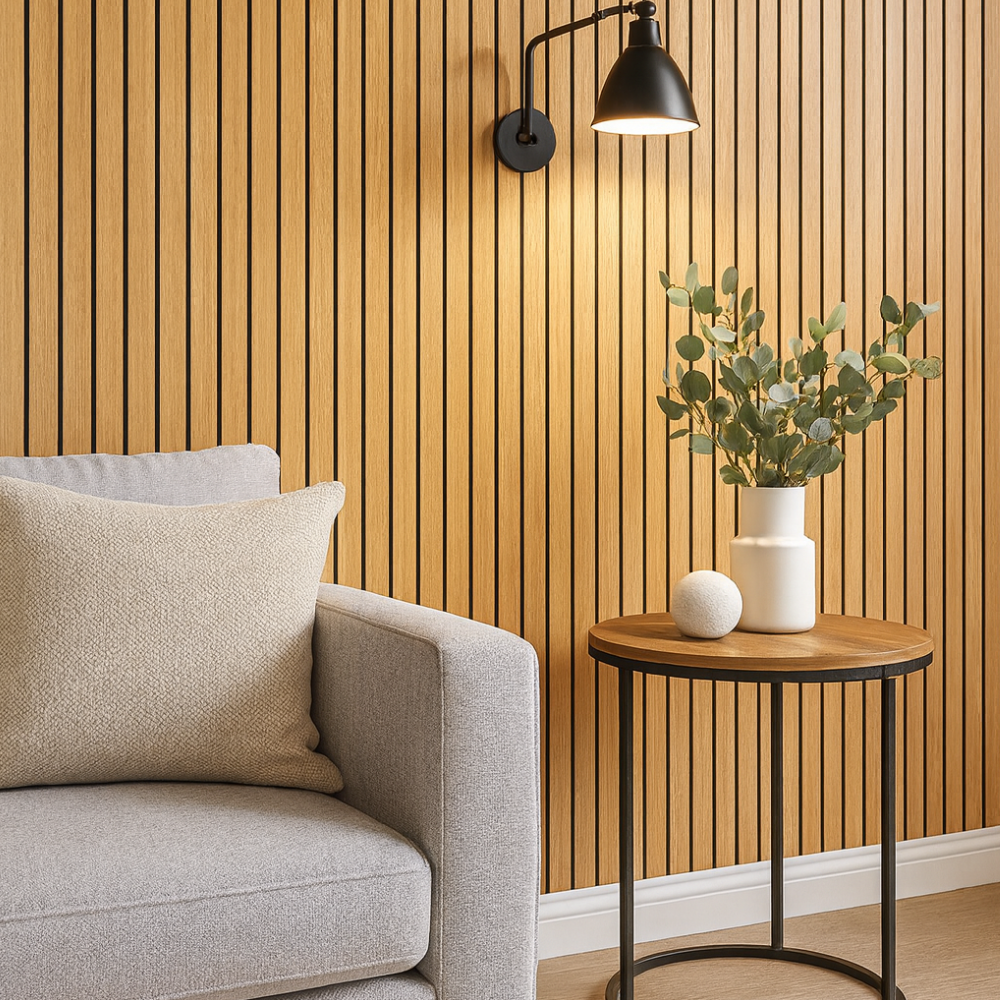 Self Adhesive Waterproof Wall Panel Wood Look Design Noxord
