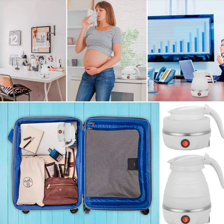 Portable silica gel travel pitcher with universal plug | Kalsten